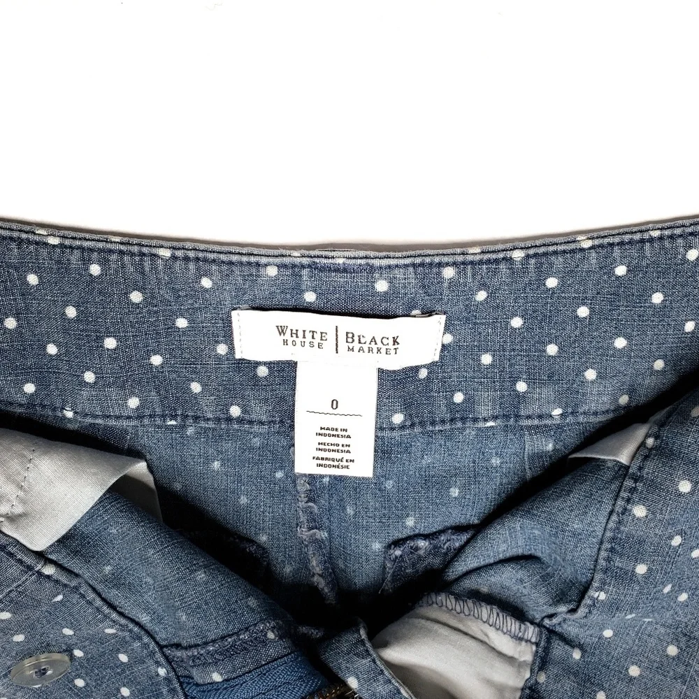 White House Black Market 5" Chambray Shorts - Picture 5 of 5